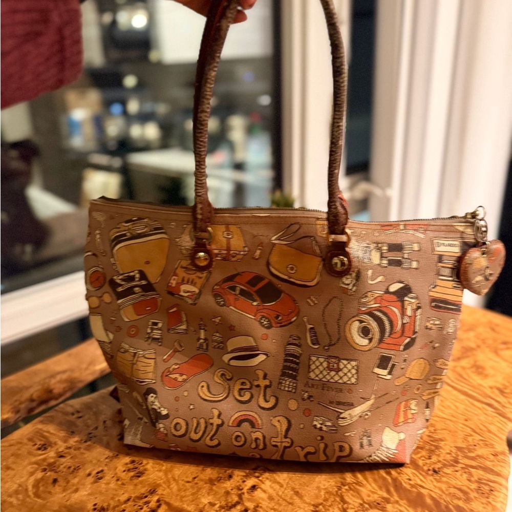 Stylish Tan Women's Bag Italian brand